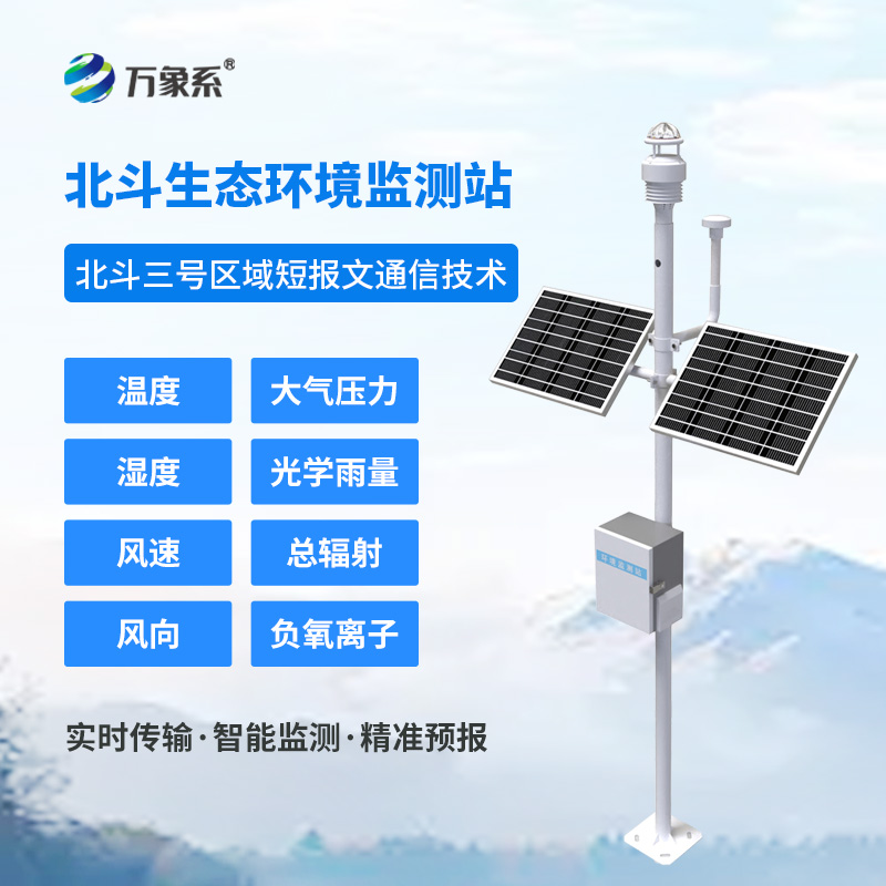 科技绿动，北斗领航：北斗生态环境监测站