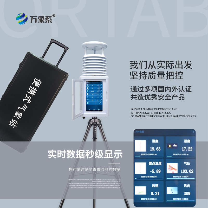 便携应急气象设备,从灾害现场到科研考察