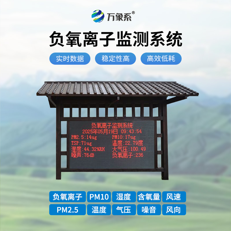 防腐木负氧离子监测系统